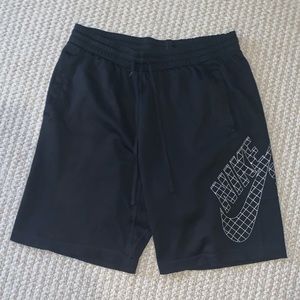 Black mens nike shorts